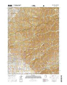 Fort Douglas Utah Current topographic map, 1:24000 scale, 7.5 X 7.5 Minute, Year 2014