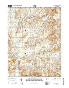 Fort Duchesne Utah Current topographic map, 1:24000 scale, 7.5 X 7.5 Minute, Year 2014