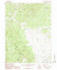 Fountain Green North Utah Historical topographic map, 1:24000 scale, 7.5 X 7.5 Minute, Year 1983
