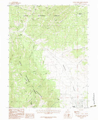 Fountain Green North Utah Historical topographic map, 1:24000 scale, 7.5 X 7.5 Minute, Year 1983