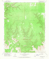 Fourmile Bench Utah Historical topographic map, 1:24000 scale, 7.5 X 7.5 Minute, Year 1968
