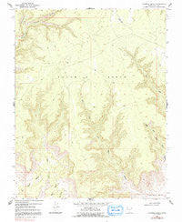 Fourmile Bench Utah Historical topographic map, 1:24000 scale, 7.5 X 7.5 Minute, Year 1968