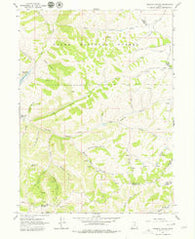 Francis Canyon Utah Historical topographic map, 1:24000 scale, 7.5 X 7.5 Minute, Year 1964
