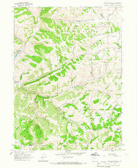 Francis Canyon Utah Historical topographic map, 1:24000 scale, 7.5 X 7.5 Minute, Year 1964