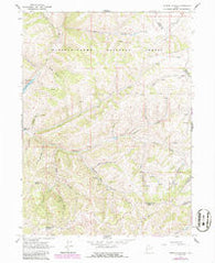 Francis Canyon Utah Historical topographic map, 1:24000 scale, 7.5 X 7.5 Minute, Year 1964