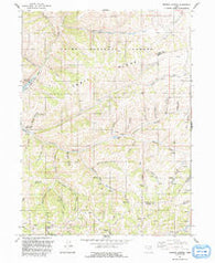 Francis Canyon Utah Historical topographic map, 1:24000 scale, 7.5 X 7.5 Minute, Year 1991