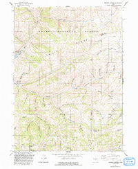 Francis Canyon Utah Historical topographic map, 1:24000 scale, 7.5 X 7.5 Minute, Year 1991
