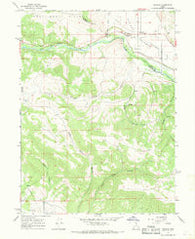Francis Utah Historical topographic map, 1:24000 scale, 7.5 X 7.5 Minute, Year 1967