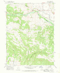 Francis Utah Historical topographic map, 1:24000 scale, 7.5 X 7.5 Minute, Year 1967