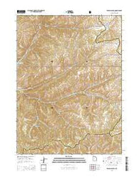 Francis Canyon Utah Current topographic map, 1:24000 scale, 7.5 X 7.5 Minute, Year 2014