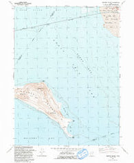 Fremont Island Utah Historical topographic map, 1:24000 scale, 7.5 X 7.5 Minute, Year 1991
