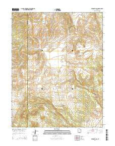 Fremont Pass Utah Current topographic map, 1:24000 scale, 7.5 X 7.5 Minute, Year 2014
