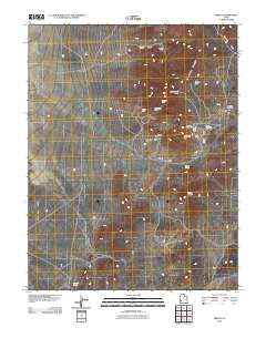 Frisco Utah Historical topographic map, 1:24000 scale, 7.5 X 7.5 Minute, Year 2010