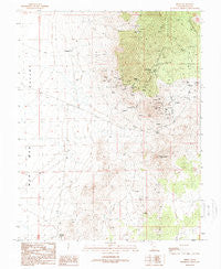 Frisco Utah Historical topographic map, 1:24000 scale, 7.5 X 7.5 Minute, Year 1989