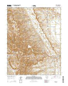 Fruita Utah Current topographic map, 1:24000 scale, 7.5 X 7.5 Minute, Year 2014