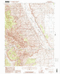 Fruita Utah Historical topographic map, 1:24000 scale, 7.5 X 7.5 Minute, Year 1987