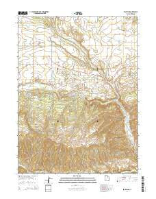 Fruitland Utah Current topographic map, 1:24000 scale, 7.5 X 7.5 Minute, Year 2014