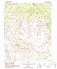 Fry Spring Utah Historical topographic map, 1:24000 scale, 7.5 X 7.5 Minute, Year 1987
