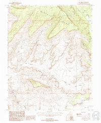 Fry Spring Utah Historical topographic map, 1:24000 scale, 7.5 X 7.5 Minute, Year 1987