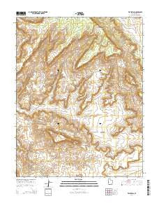 Fry Spring Utah Current topographic map, 1:24000 scale, 7.5 X 7.5 Minute, Year 2014