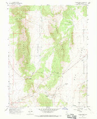 Furner Ridge Utah Historical topographic map, 1:24000 scale, 7.5 X 7.5 Minute, Year 1967