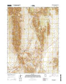 Furner Ridge Utah Current topographic map, 1:24000 scale, 7.5 X 7.5 Minute, Year 2014