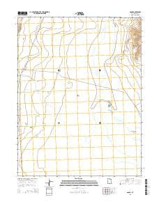 Gandy Utah Current topographic map, 1:24000 scale, 7.5 X 7.5 Minute, Year 2014