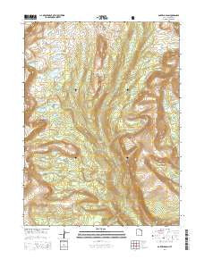 Garfield Basin Utah Current topographic map, 1:24000 scale, 7.5 X 7.5 Minute, Year 2014