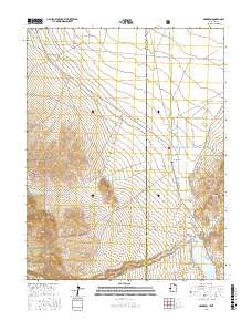 Garrison Utah Current topographic map, 1:24000 scale, 7.5 X 7.5 Minute, Year 2017