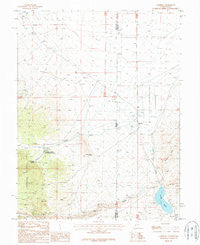 Garrison Utah Historical topographic map, 1:24000 scale, 7.5 X 7.5 Minute, Year 1987