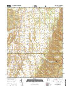 George Mountain Utah Current topographic map, 1:24000 scale, 7.5 X 7.5 Minute, Year 2014