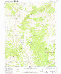 Geyser Peak Utah Historical topographic map, 1:24000 scale, 7.5 X 7.5 Minute, Year 1968