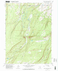 Gilbert Peak NE Utah Historical topographic map, 1:24000 scale, 7.5 X 7.5 Minute, Year 1967