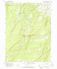 Gilbert Peak NE Utah Historical topographic map, 1:24000 scale, 7.5 X 7.5 Minute, Year 1967