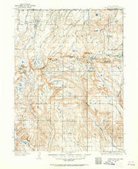 Gilbert Peak Utah Historical topographic map, 1:125000 scale, 30 X 30 Minute, Year 1905