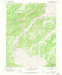 Gilsonite Draw Utah Historical topographic map, 1:24000 scale, 7.5 X 7.5 Minute, Year 1968