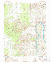 Gold Bar Canyon Utah Historical topographic map, 1:24000 scale, 7.5 X 7.5 Minute, Year 1985