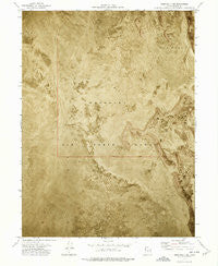 Gold Hill 1 NE Utah Historical topographic map, 1:24000 scale, 7.5 X 7.5 Minute, Year 1973