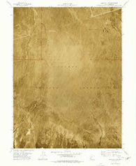 Gold Hill 4 SE Utah Historical topographic map, 1:24000 scale, 7.5 X 7.5 Minute, Year 1973