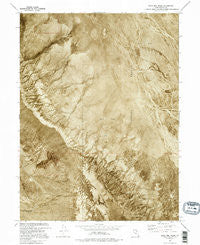 Gold Hill Wash Utah Historical topographic map, 1:24000 scale, 7.5 X 7.5 Minute, Year 1973