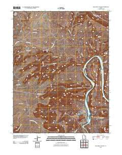 Gold Bar Canyon Utah Historical topographic map, 1:24000 scale, 7.5 X 7.5 Minute, Year 2010