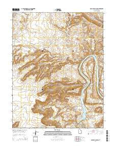 Gold Bar Canyon Utah Current topographic map, 1:24000 scale, 7.5 X 7.5 Minute, Year 2014