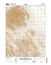 Gold Hill Utah Current topographic map, 1:24000 scale, 7.5 X 7.5 Minute, Year 2014