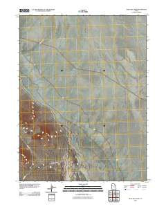 Gold Hill Wash Utah Historical topographic map, 1:24000 scale, 7.5 X 7.5 Minute, Year 2010