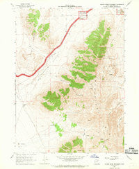 Golden Spike Monument Utah Historical topographic map, 1:24000 scale, 7.5 X 7.5 Minute, Year 1967