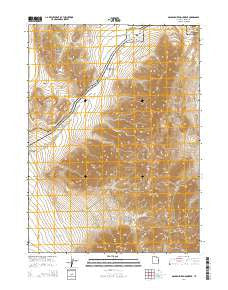 Golden Spike Monument Utah Current topographic map, 1:24000 scale, 7.5 X 7.5 Minute, Year 2014