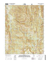 Gooseberry Creek Utah Current topographic map, 1:24000 scale, 7.5 X 7.5 Minute, Year 2014