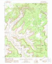 Gordon Flats Utah Historical topographic map, 1:24000 scale, 7.5 X 7.5 Minute, Year 1988