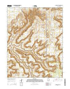Gordon Flats Utah Current topographic map, 1:24000 scale, 7.5 X 7.5 Minute, Year 2014