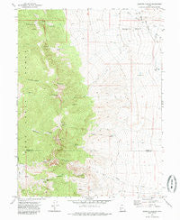 Goshute Canyon Utah Historical topographic map, 1:24000 scale, 7.5 X 7.5 Minute, Year 1972
